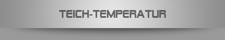 Teich-Temperatur